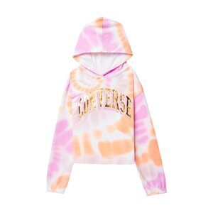 Converse Kids Girls Tie Dye Hoodie White SM Big Kid